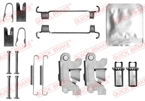 Accessory Kit, parking brake shoes